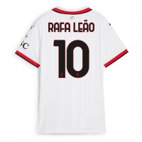 Dres AC Milan Rafael Leao #10 Gostujuci za Žensko 2024-25 Kratak Rukav